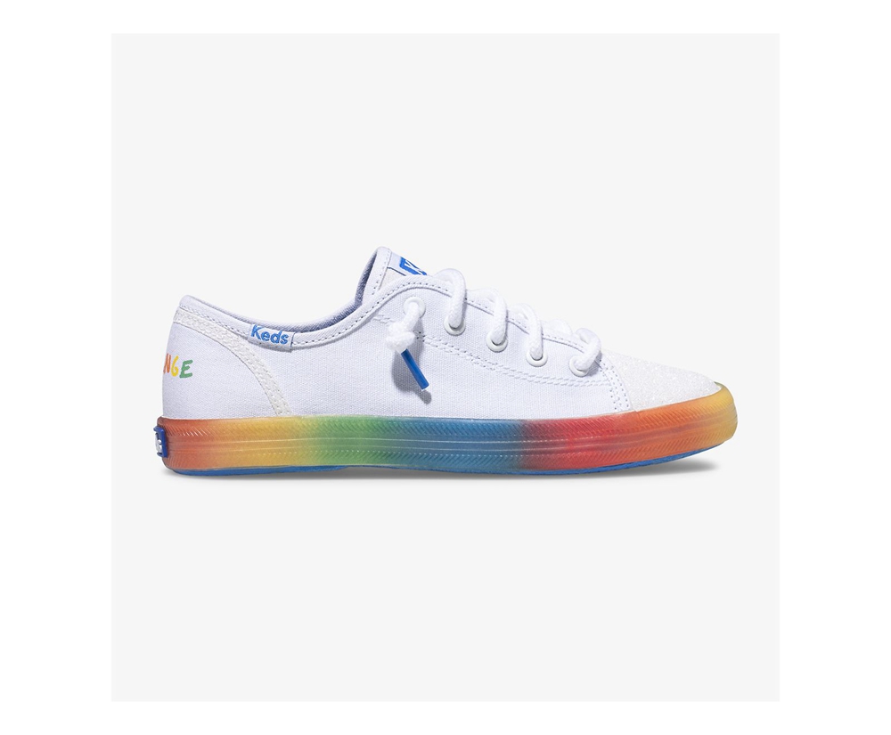 Tenis Keds Niña Blancos - Pwr Grl Kickstart - 5726-SFCWL